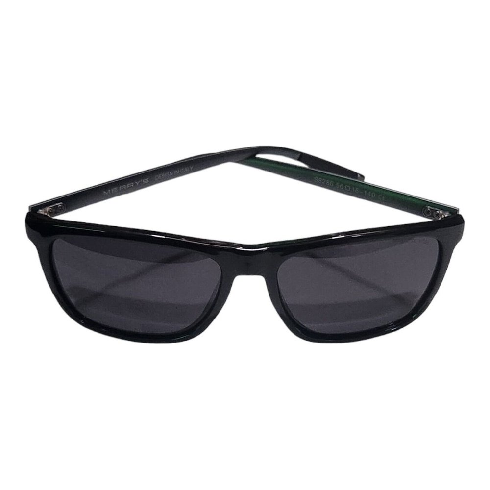 Merry's Matte Black Polarized Sunglasses - S8286  56-16-140 Italy Design